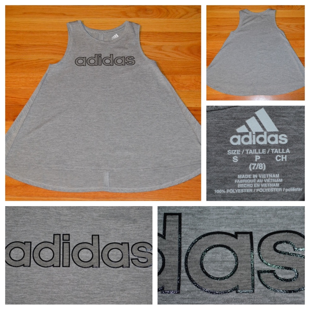 Youth girls Adidas tanks, size S 7/8